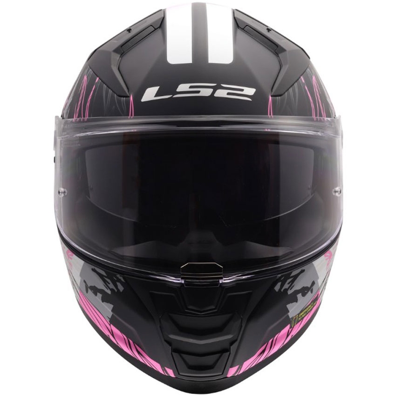 Kokokasvoinen moottoripyöräkypärä LS2 FF811 Vector II Darflo mattamusta-pinkki