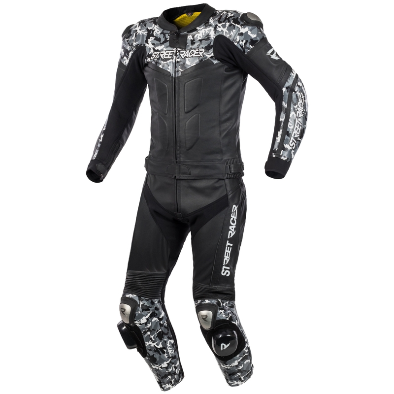 Pánské kalhoty Street Racer Pattern černo-šedé výprodej