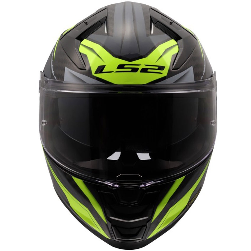 Kokokasvoinen moottoripyöräkypärä LS2 FF811 Vector II C Savage kiiltävä HV keltainen