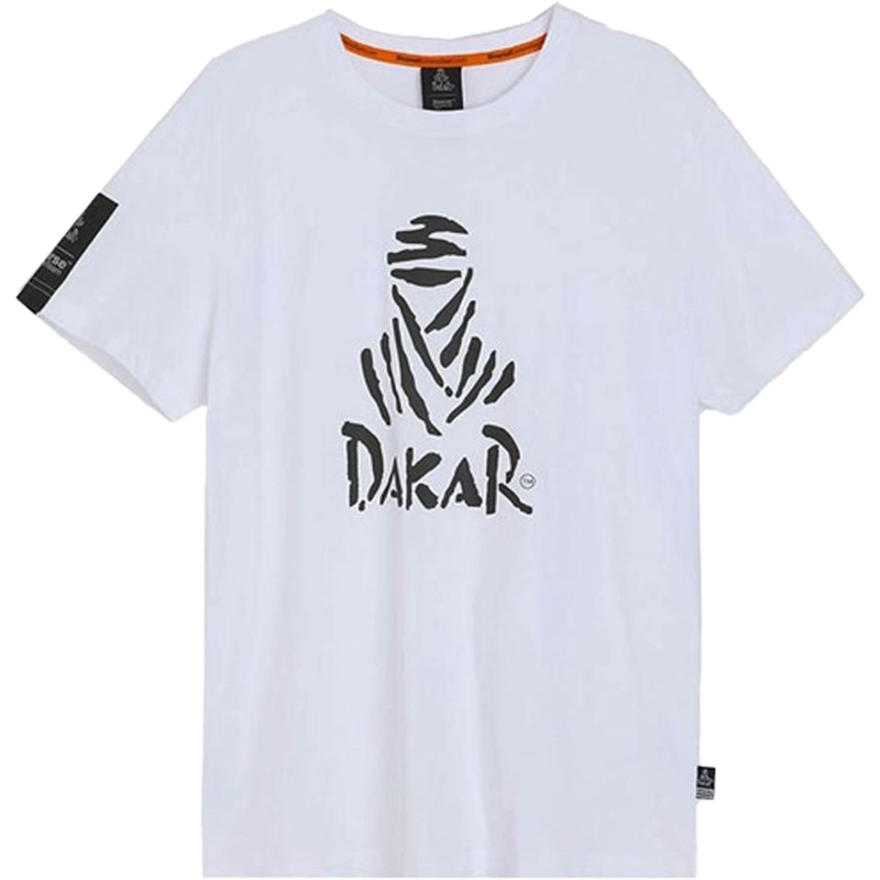 T-paita DAKAR Logo valkoinen