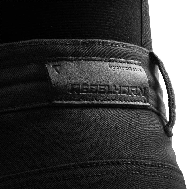 Naisten moottoripyöräfarkut Rebelhorn Faster musta