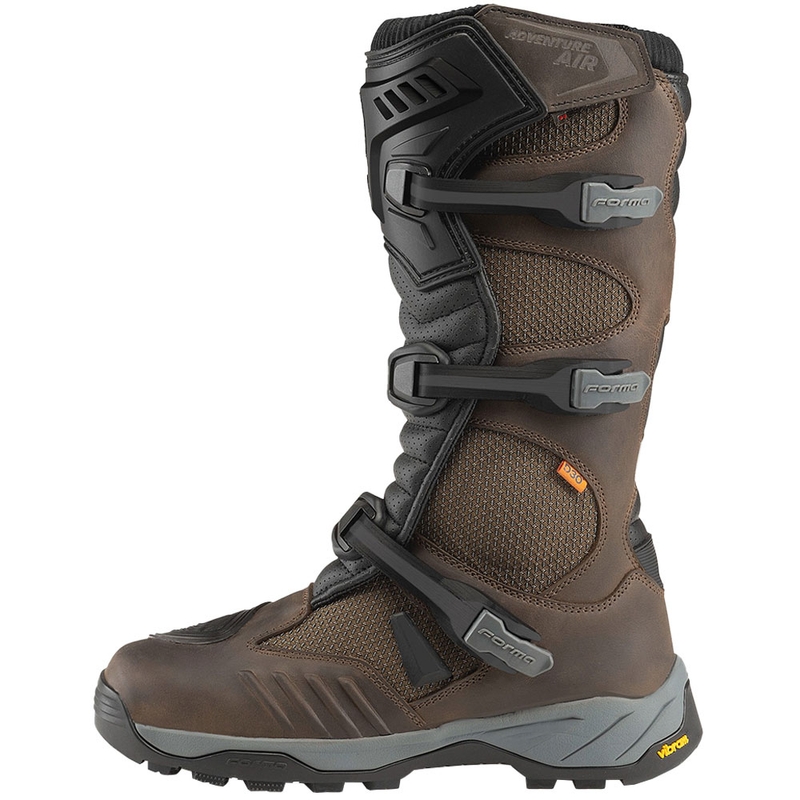 Forma Adventure Air Dry -moottoripyöräsaappaat, ruskeat
