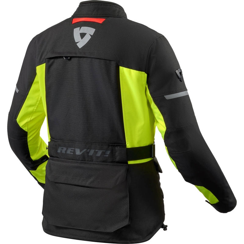 Naisten MP-Takki Revit Outback 5 H2O Musta-Neonkeltainen