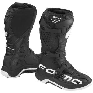 Forma Drift lasten moottoripyöräsaappaat mustat