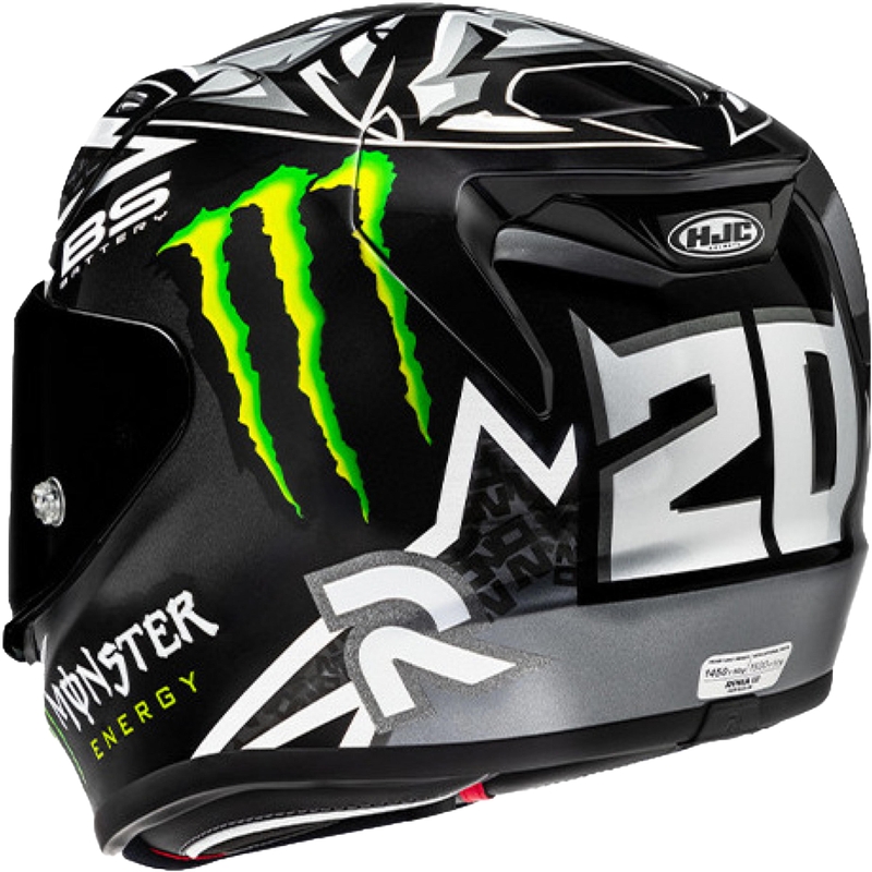 HJC RPHA 12 Quartararo Replica BL MC5 Moottoripyöräkypärä, musta