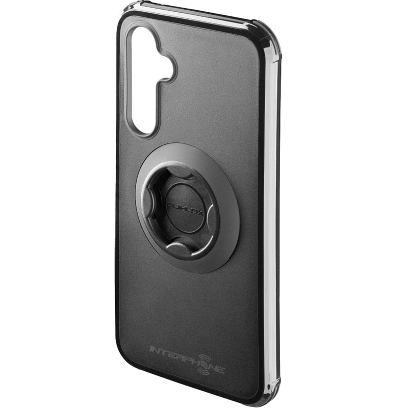 Interphone QUIKLOX Tetraforce -puhelimen suojakuori Samsung A54:lle, musta