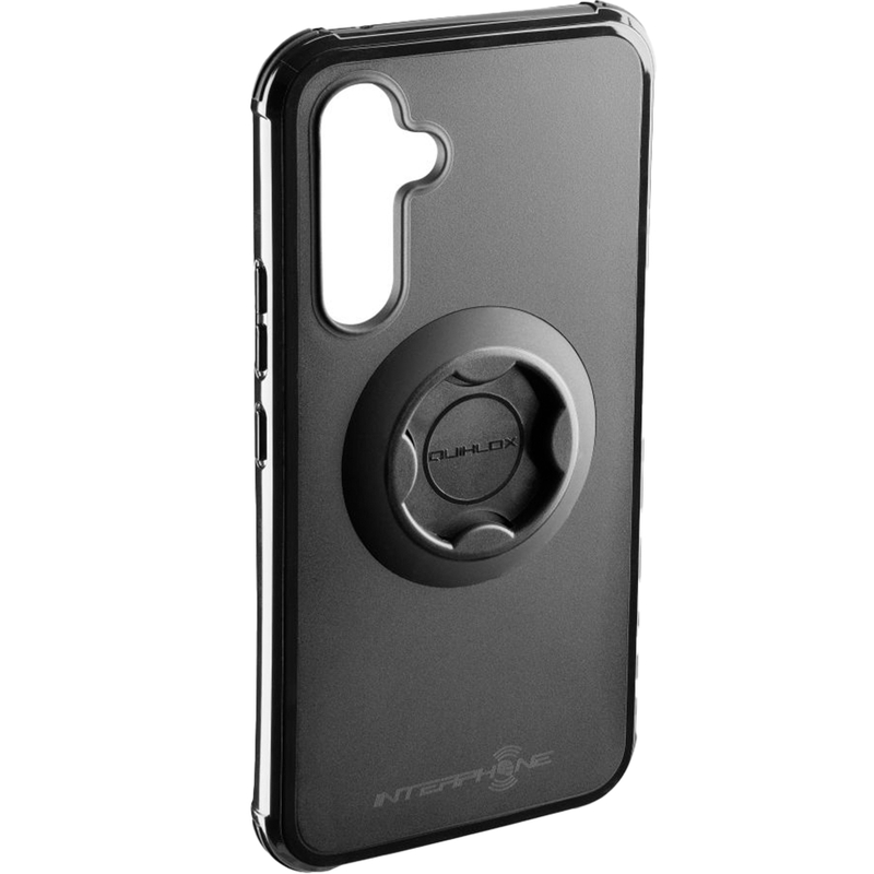 Interphone QUIKLOX Tetraforce -puhelimen suojakuori Samsung A54:lle, musta