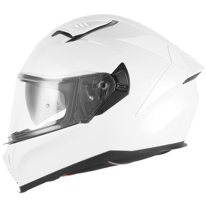 Kokokasvoinen moottoripyöräkypärä NOX N402 valkoinen