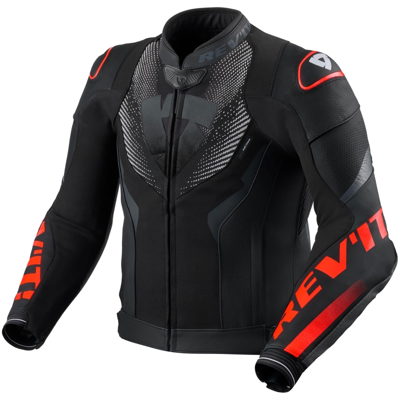 Revit Hyperspeed 3 Air nahkatakki musta-fluo-punainen