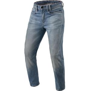 Revit Detroit 3 Tapered Mid Blue Vintage -moottoripyöräilyhousut, lyhyet farkut