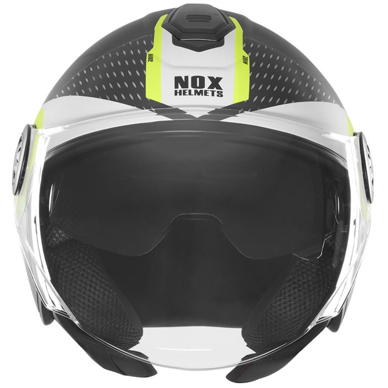 Avokypärä NOX N182 Pyöreä mattamusta-fluo-keltainen