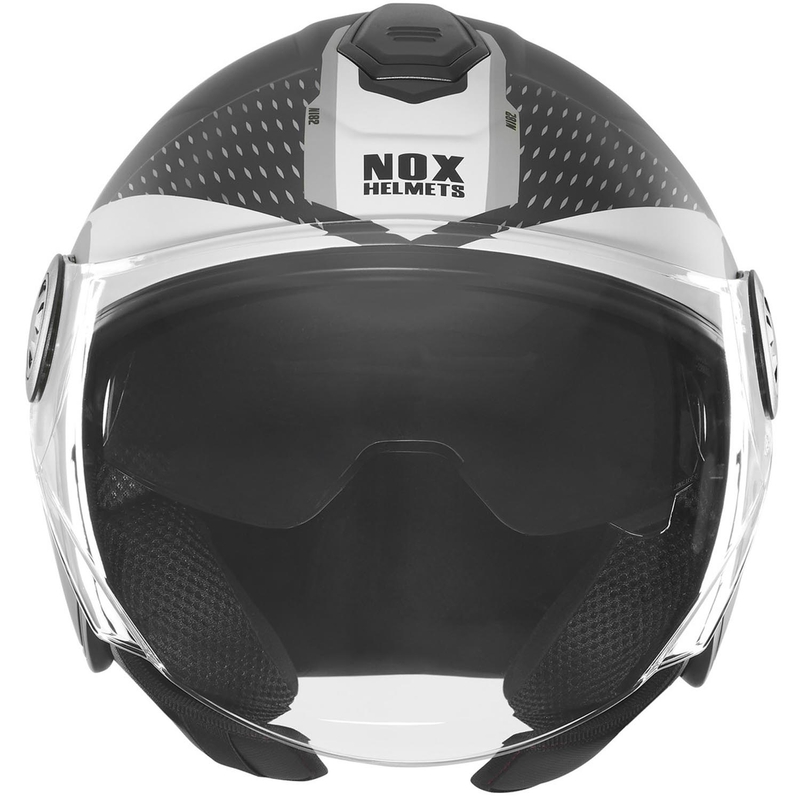 Avokypärä NOX N182 Pyöreä mattamusta-hopea