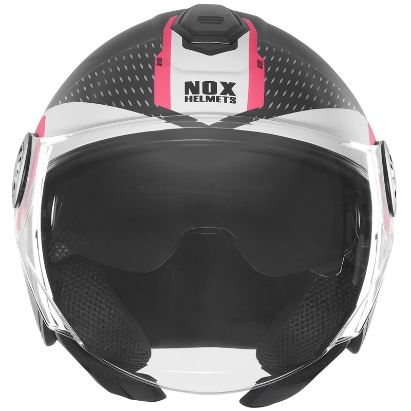 Avokypärä NOX N182 Pyöreä mattamusta-pinkki