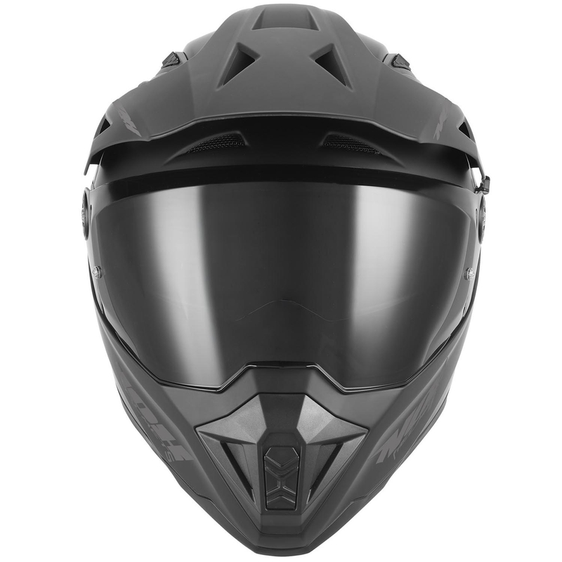 Enduro-moottoripyöräkypärä NOX N350 mattamusta