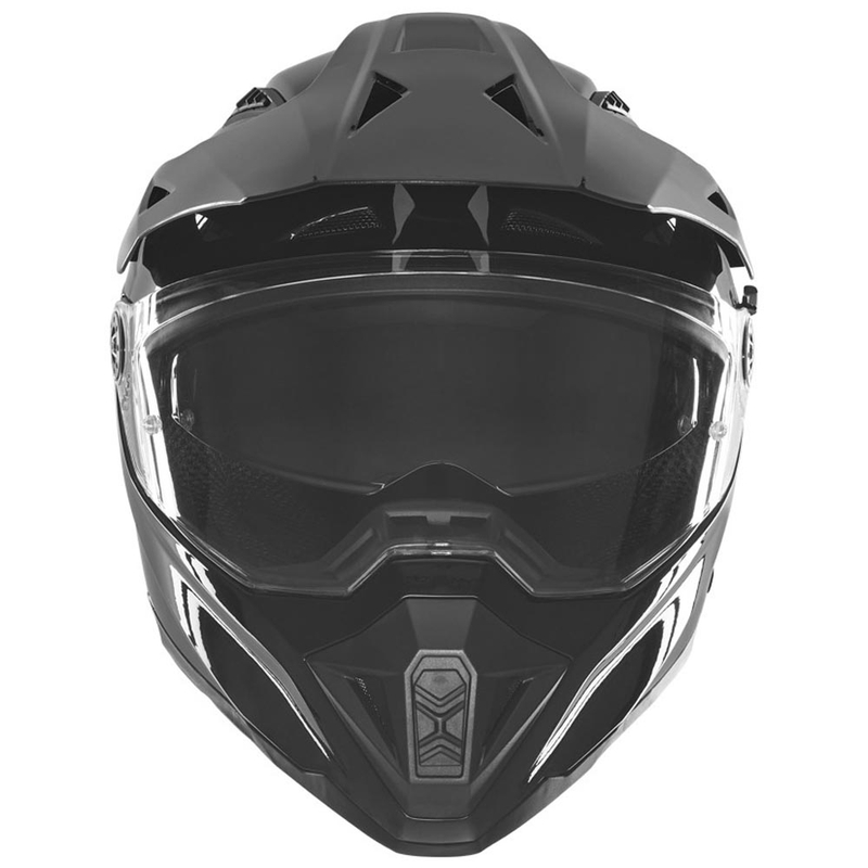 Enduro-moottoripyöräkypärä NOX N350 musta