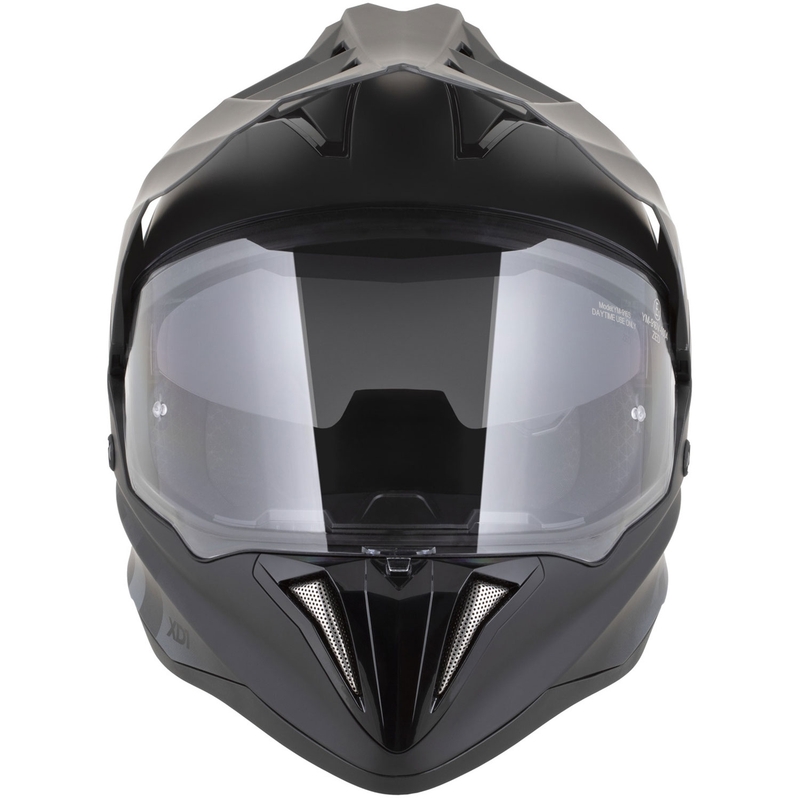 Enduro-moottoripyöräkypärä ZED XD1 mattamusta-tummanharmaa