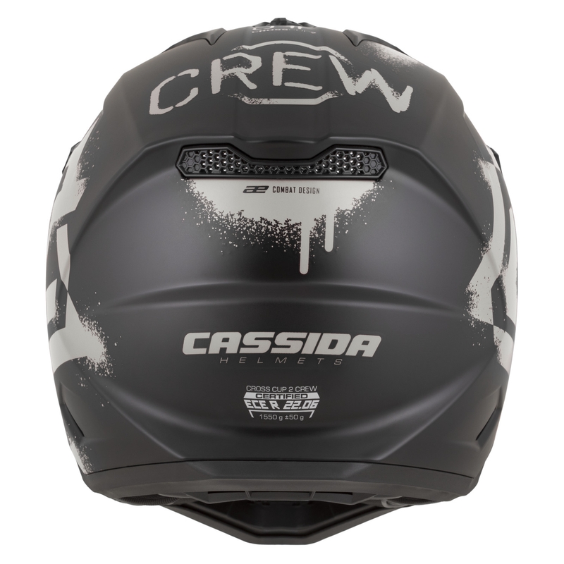 Cassida Cross Cup 2 Crew moottoripyörä motocross kypärä mattamusta-hiekka