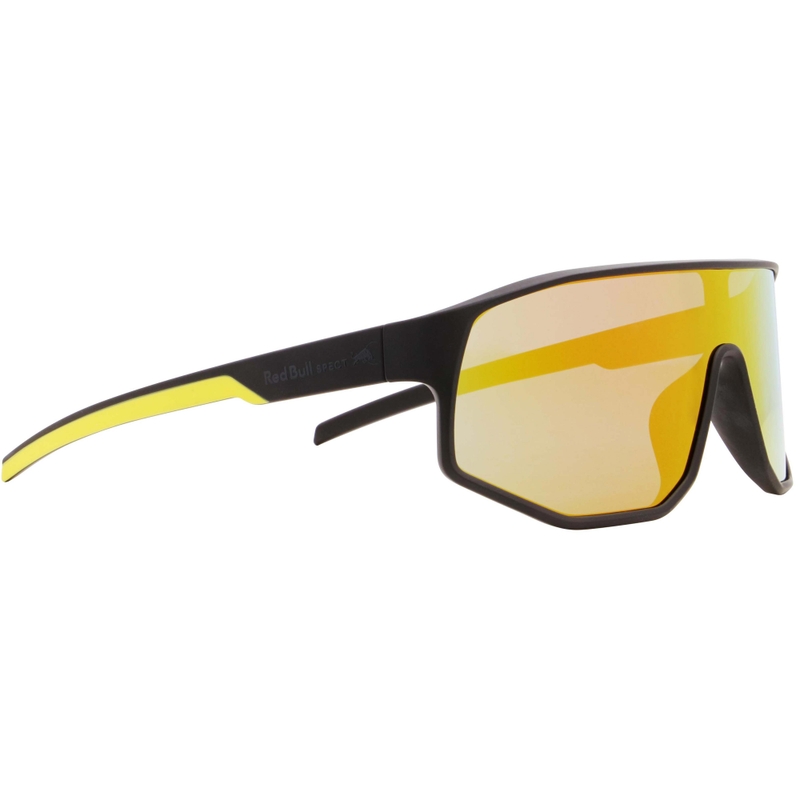 Red Bull Spect Dash -aurinkolasit, mustat, sini-keltaiset linssit