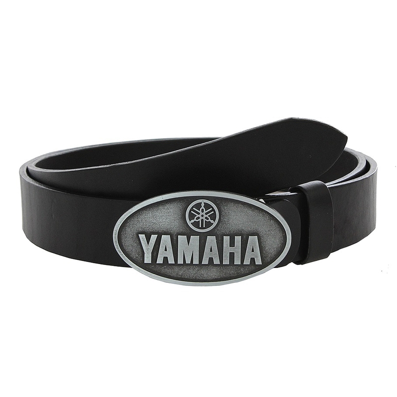 Nahkainen moto-vyö Yamaha-soljella