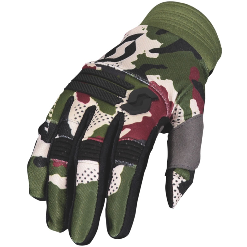 SCOTT X-PLORE moottoripyöräkäsineet camo vihreä-hiekka