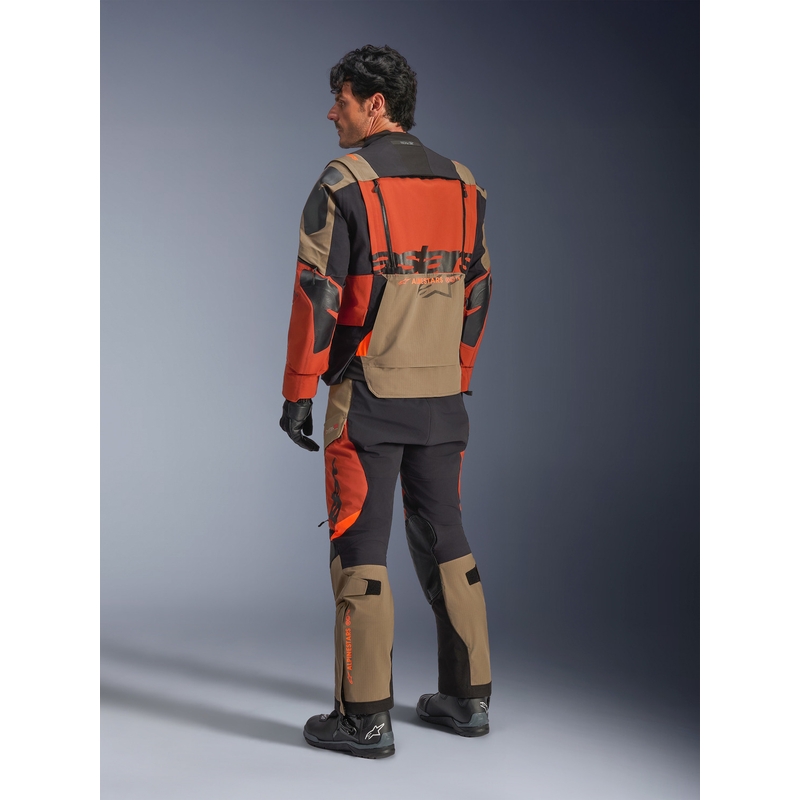 Alpinestars Halo PRO Drystar XF moottoripyörätakki vaaleanruskea-tummanoranssi-musta