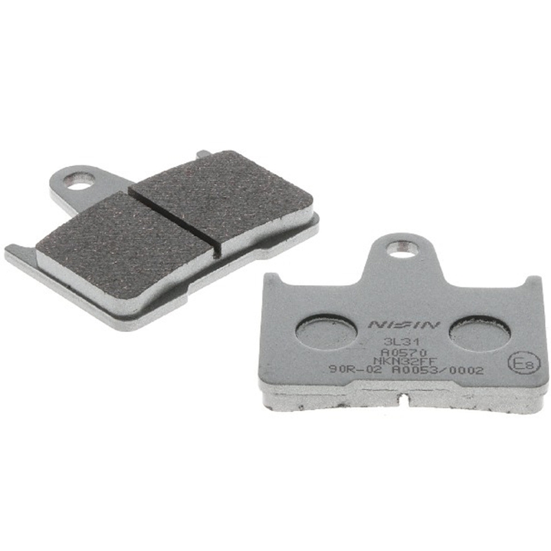 Jarrupalat NISSIN puolimetalliyhdistelmä 60x57x8.2 mm 2 kpl