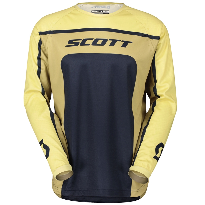 Motocross-paita SCOTT 350 TRACK EVO beige-sininen