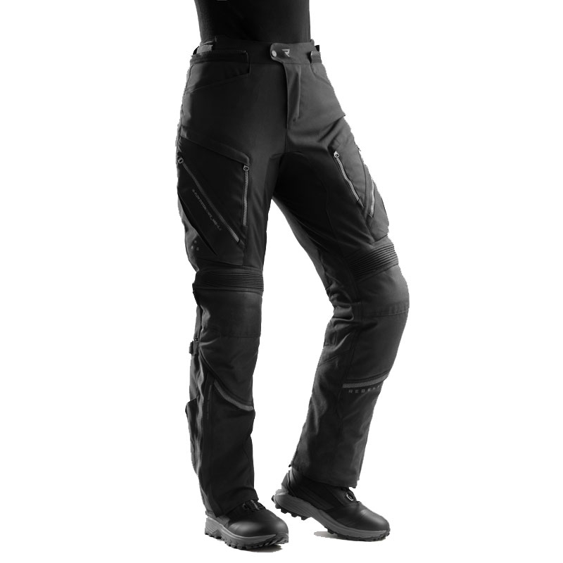 Naisten pidennetty moottoripyörähousut Rebelhorn Hardy 3.0 musta