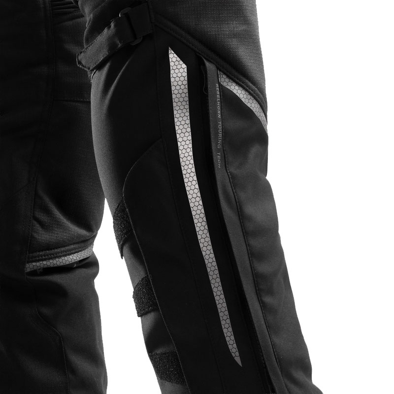 Naisten pidennetty moottoripyörähousut Rebelhorn Hardy 3.0 musta