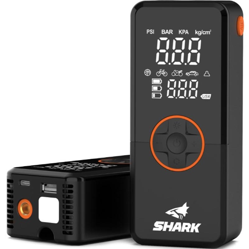 Akkukompressori varavirtalähteellä SHARK BP-150 musta