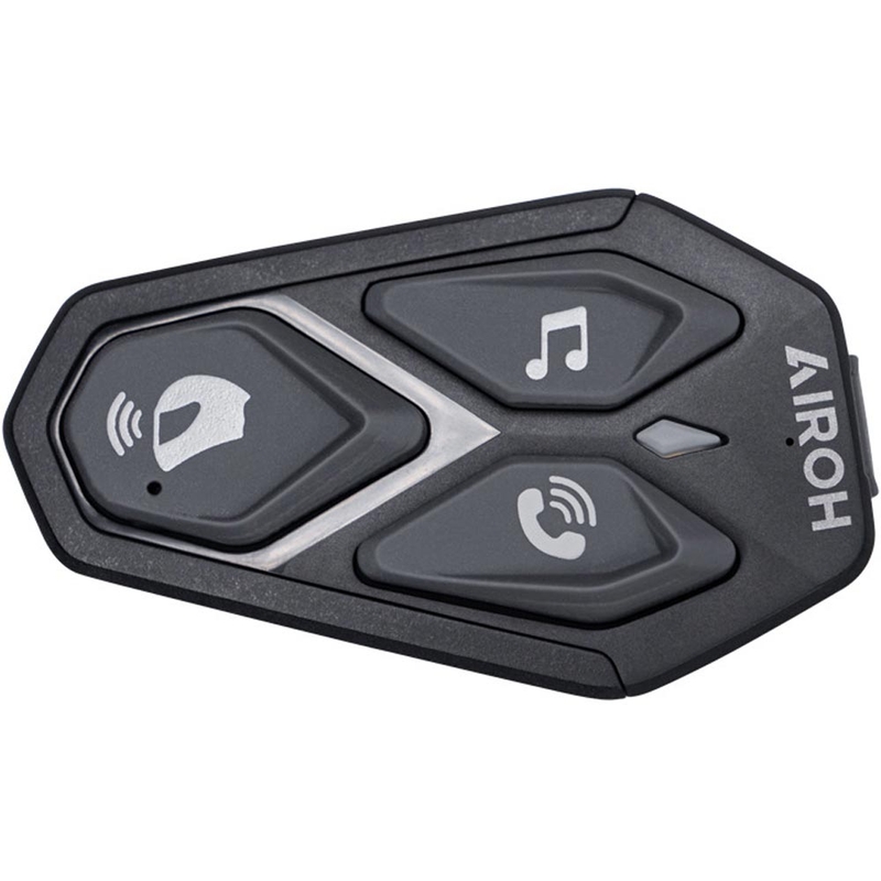 Bluetooth-moottoripyörän sisäpuhelin Airoh AWC2 musta