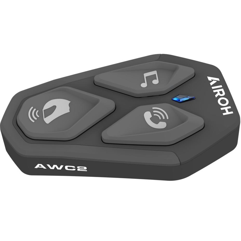Bluetooth-moottoripyörän sisäpuhelin Airoh AWC2 musta