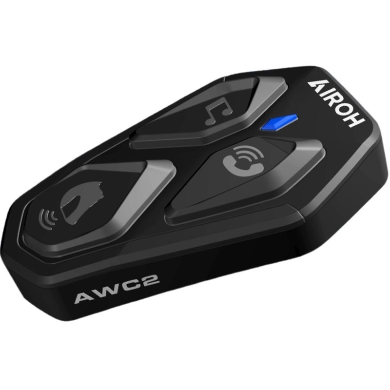 Bluetooth-moottoripyörän sisäpuhelin Airoh AWC2 musta