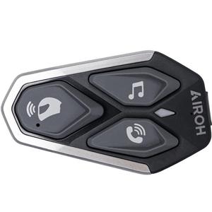 Bluetooth-moottoripyörän sisäpuhelin Airoh AWC4 musta