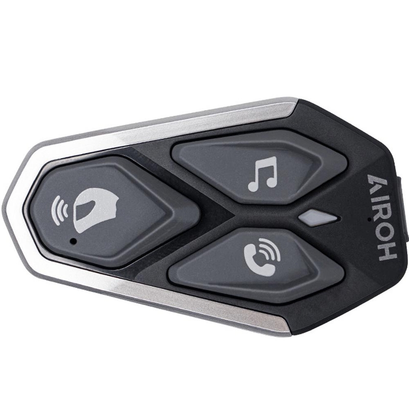 Bluetooth-moottoripyörän sisäpuhelin Airoh AWC4 musta