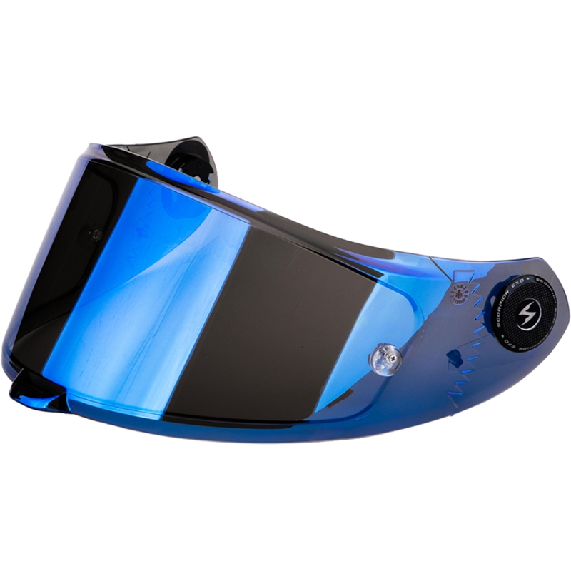 Scorpion KDS-F-04 visiiri EXO-RACE Air -kypäriin, peilinsininen