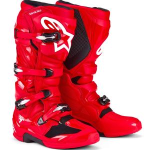 Alpinestars Tech 7 Moottoripyöräilysaappaat Punainen