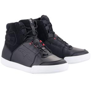 Alpinestars Naisten Stella Chrome Drystar Musta, valkoinen ja vaaleanpunainen Moottoripyöräsaappaat