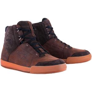 Alpinestars Chrome Crafted Drystar Ruskea kumi moottoripyörä saappaat