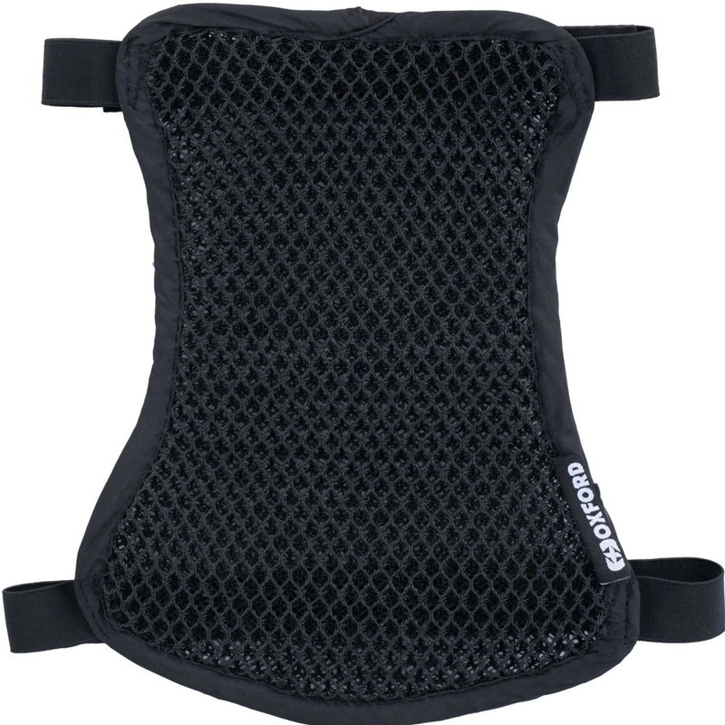 Tuuletuspehmuste matkustajan istuimen ja enduro-istuimen yläpuolella Oxford Cool Seat Pillion And Enduro musta