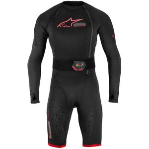 Alpinestars TECH-AIR®10 V2 turvatyynyjärjestelmä musta-puna-harmaa