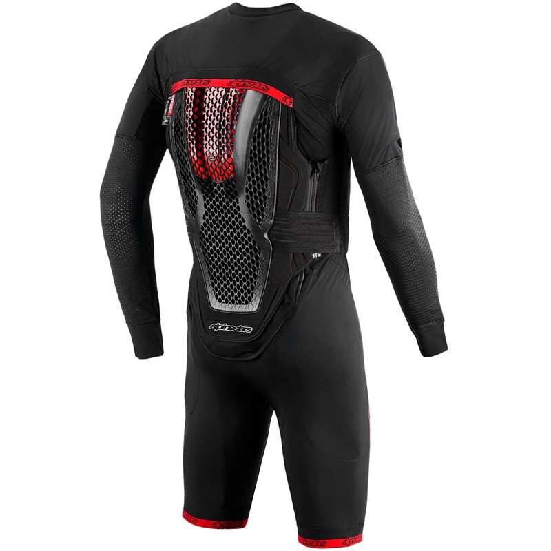 Alpinestars TECH-AIR®10 V2 turvatyynyjärjestelmä musta-puna-harmaa