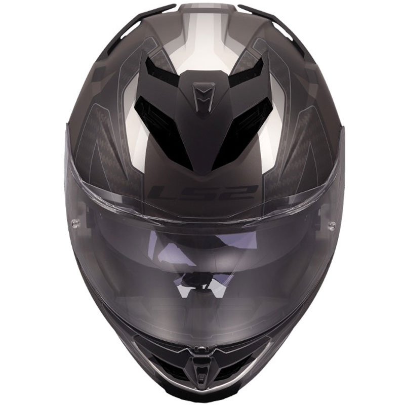 Kokokasvoinen moottoripyöräkypärä LS2 FF818 Storm III Sports mattamusta-harmaa