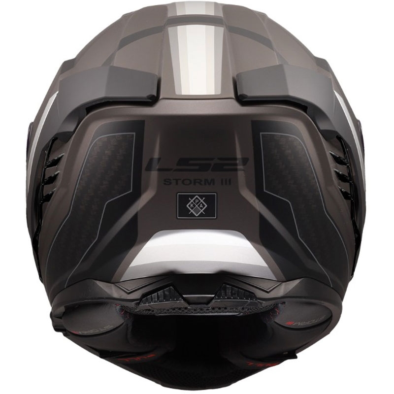Kokokasvoinen moottoripyöräkypärä LS2 FF818 Storm III Sports mattamusta-harmaa