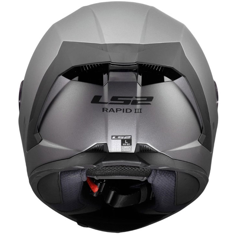 LS2 FF820 Rapid III Solid täysikokoinen moottoripyöräkypärä, matta titaani