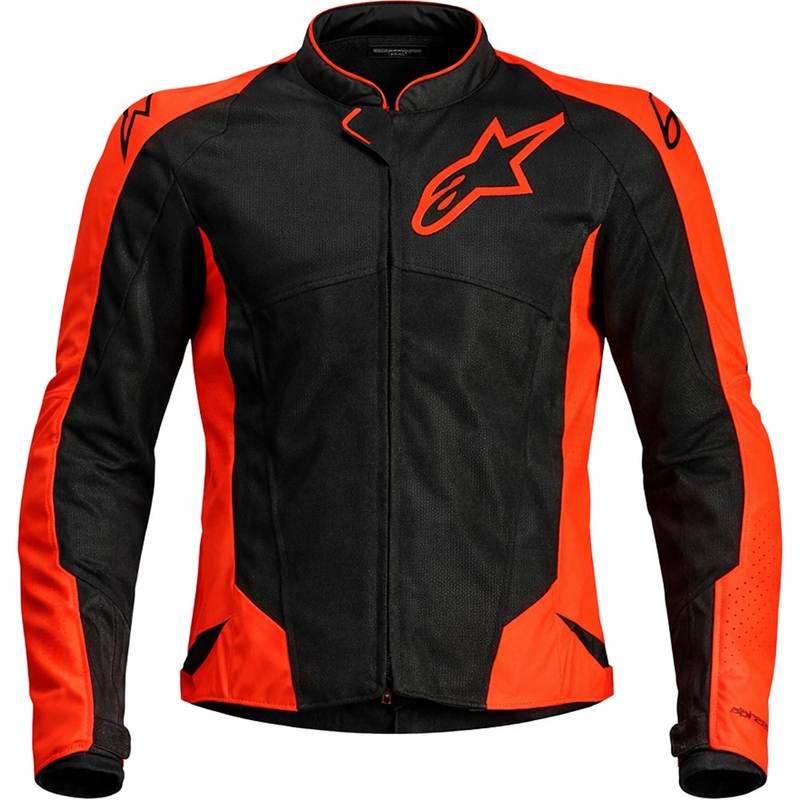 Alpinestars Viper Air V4 fluo-punainen/musta moottoripyörätakki