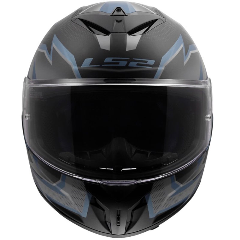LS2 FF820 Rapid III Xtrem -umpikypärä, mattamusta-sininen-petroli