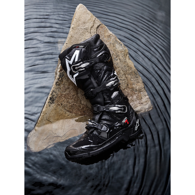 Alpinestars Tech 7 Enduro Drystar MP-saappaat Musta