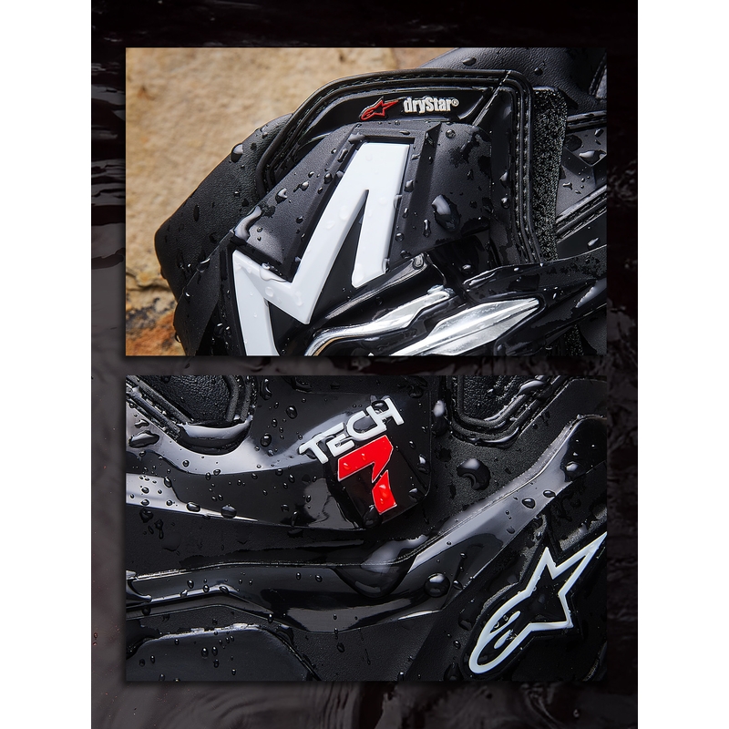 Alpinestars Tech 7 Enduro Drystar MP-saappaat Musta