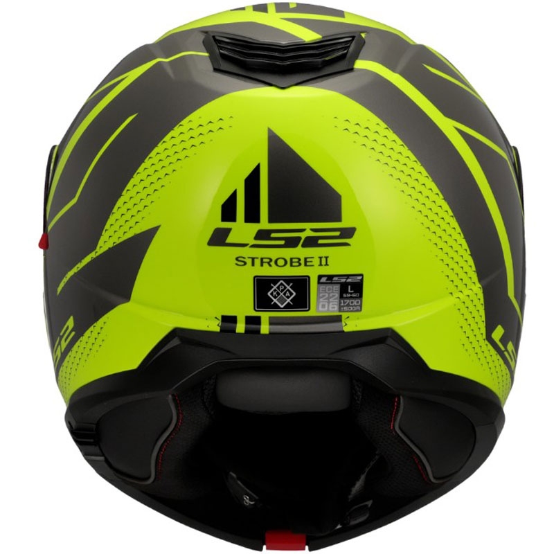 Avattava kypärä LS2 FF908 Strobe II Code kiiltävä fluo keltainen-musta